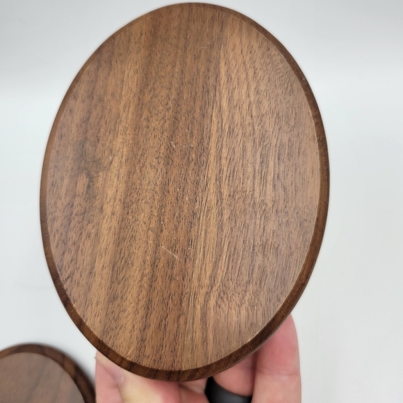 Vintage Torch Small Lidded Wooden Trinket Dish - Picture 4 of 6